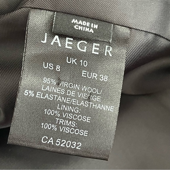 JAEGER London woman’s black jacket size 8 so classy! - Picture 6 of 6